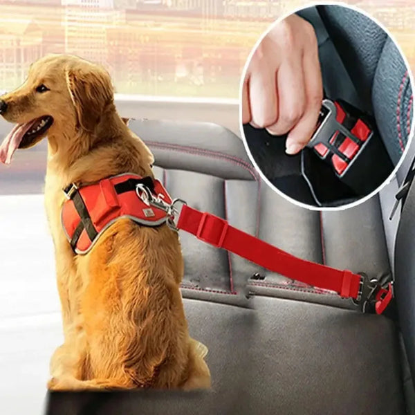 Adjustable Car Seat Belt for Dogs & Cats